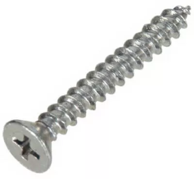 #10 x 3/4-Inch Phillips Flat-Head Sheet Metal Screws, 100-Pack