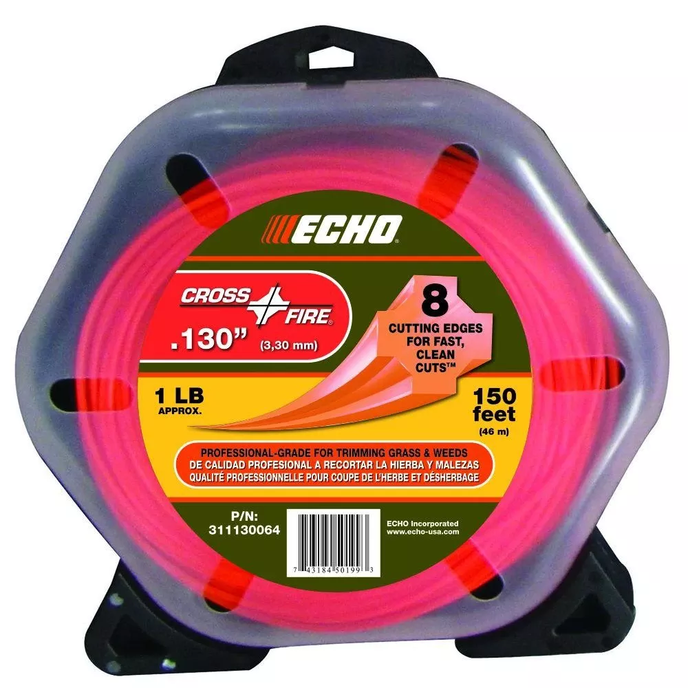 .130" Cross-fire Trimmer Line 150 Feet Large Clam Model 311130064