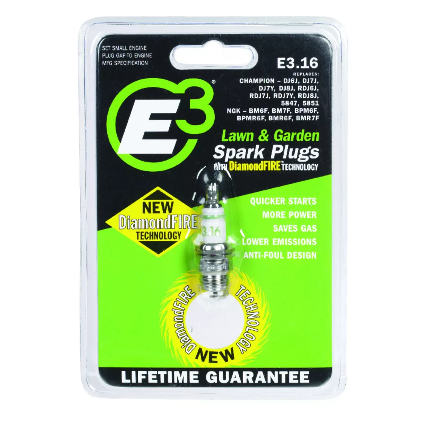 .16 Diamond Fire Trimmer/chain Saw Spark Plug
