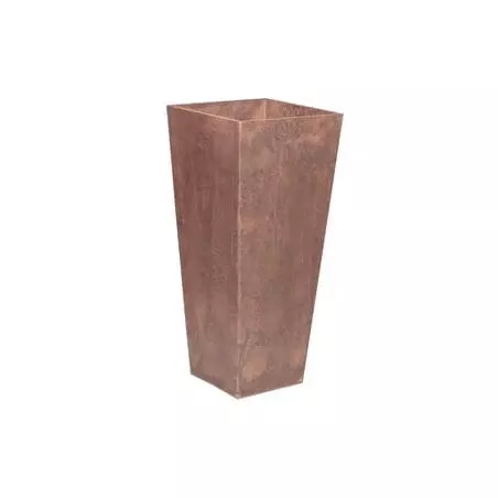 19.5" Rust Square Planter - Durable And Stylish For Indoor And Outdoor Use