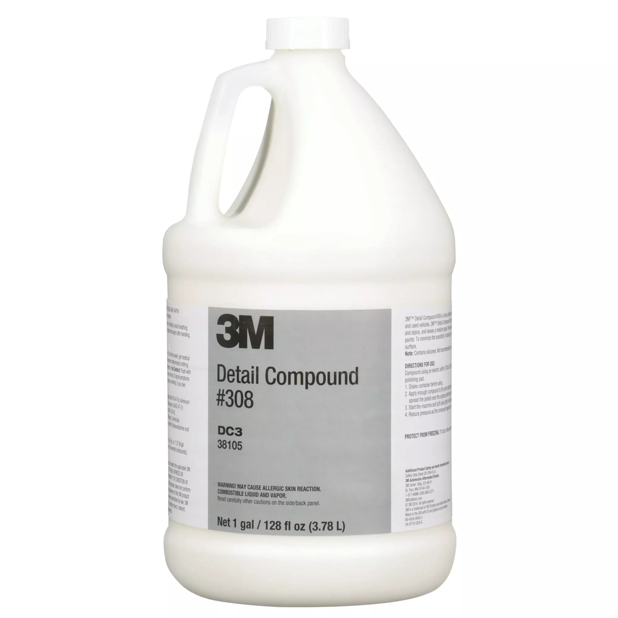 3M Detail Compound 308, 38105, 1 Gallon