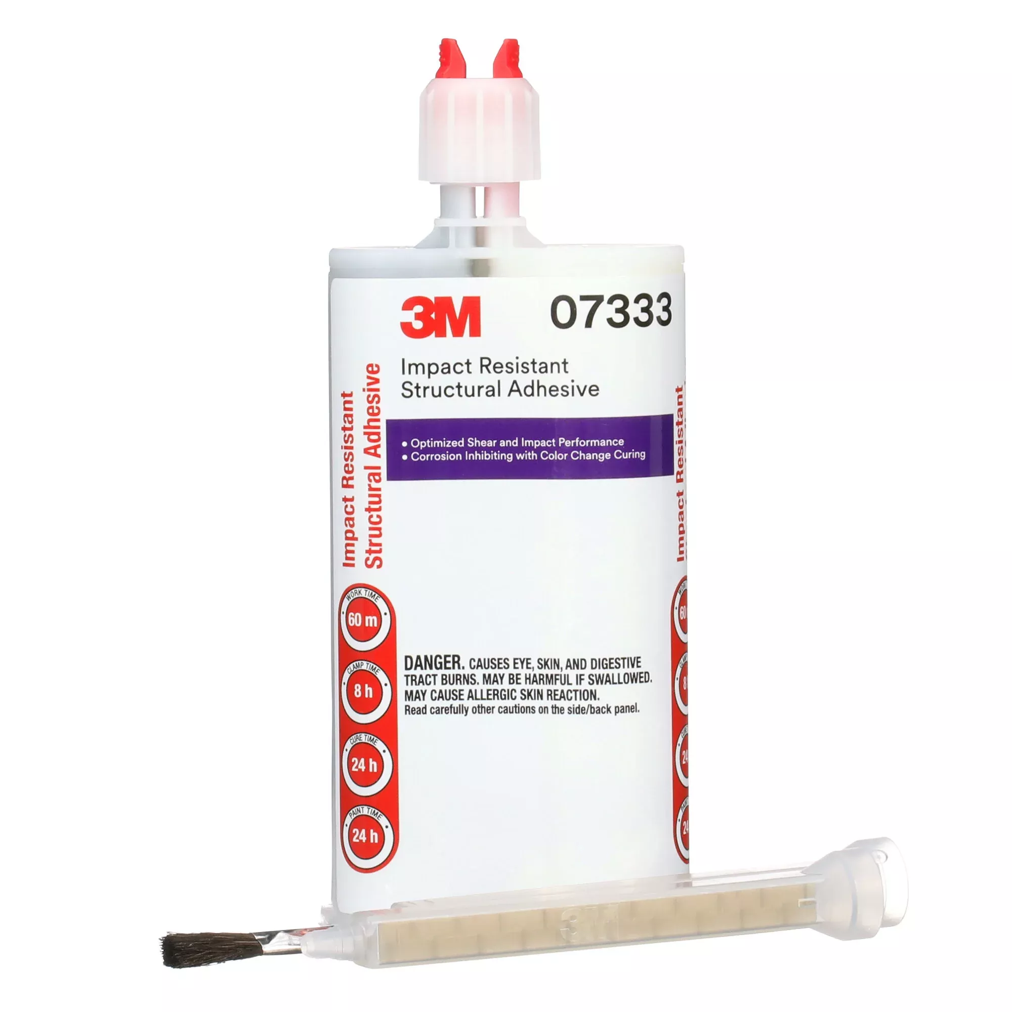 3M Impact Resistant Structural Adhesive 07333, 200 mL Cartridge