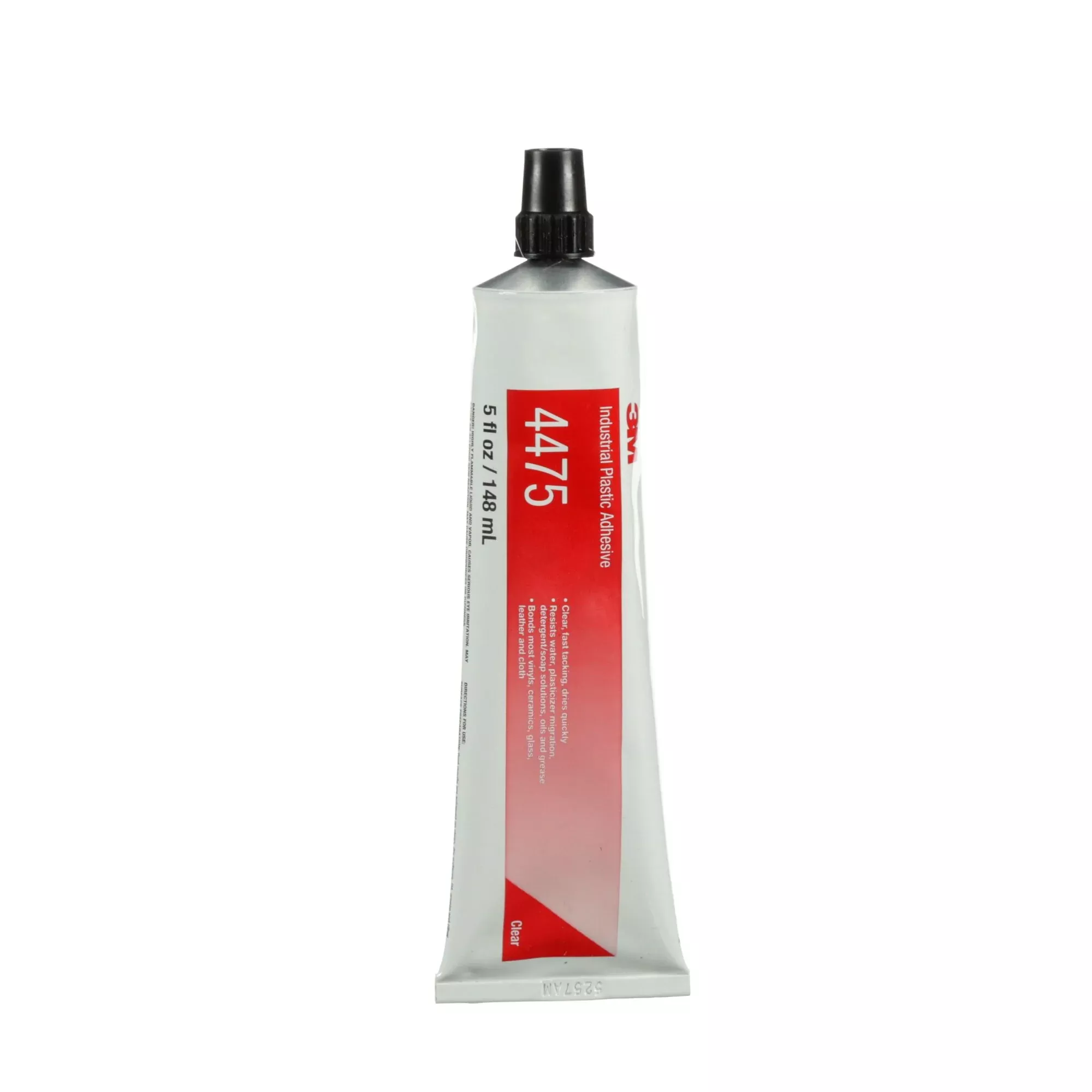 3M Industrial Plastic Adhesive 4475, Clear, 5 Oz Tube
