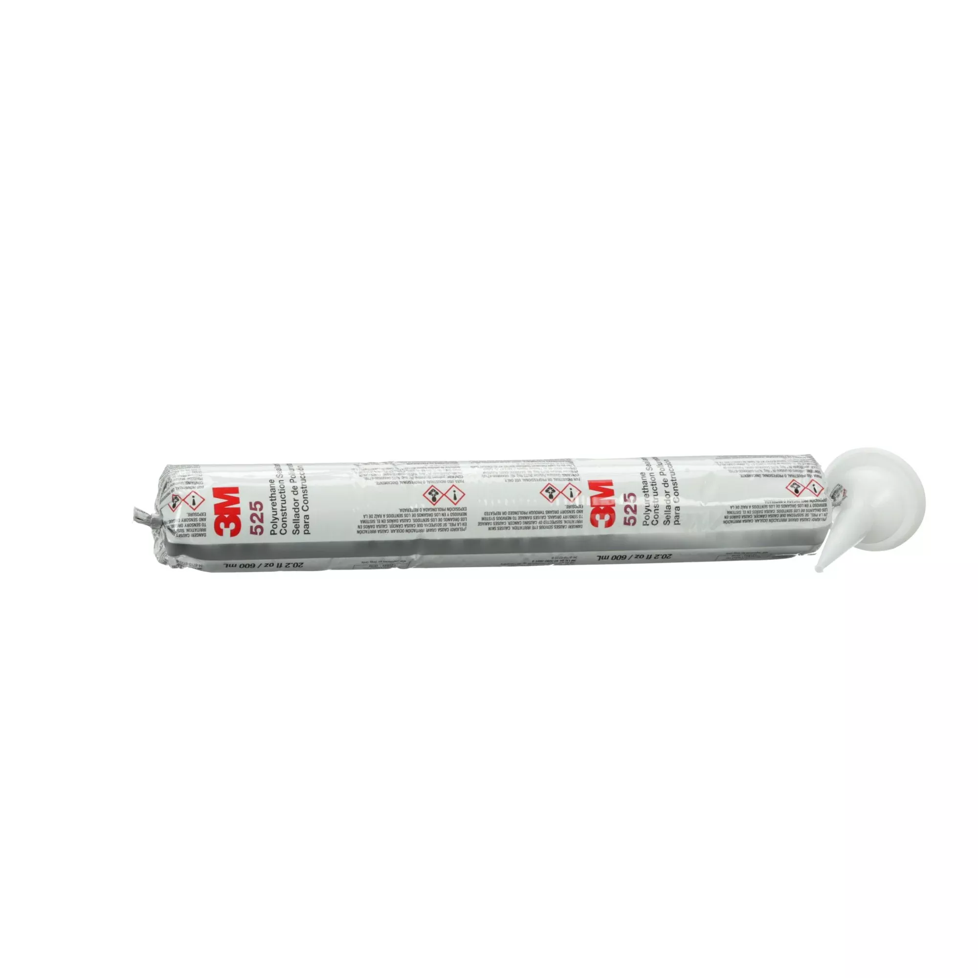3M Polyurethane Construction Sealant 525, Gray, 600 mL Sausage Pack