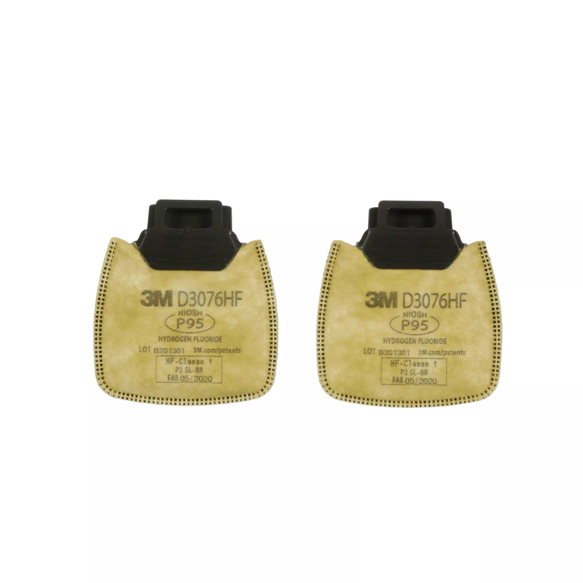 3M Secure Click Particulate Cartridge P95/Hydrogen Fluoride w/Nuisance Acid Gas