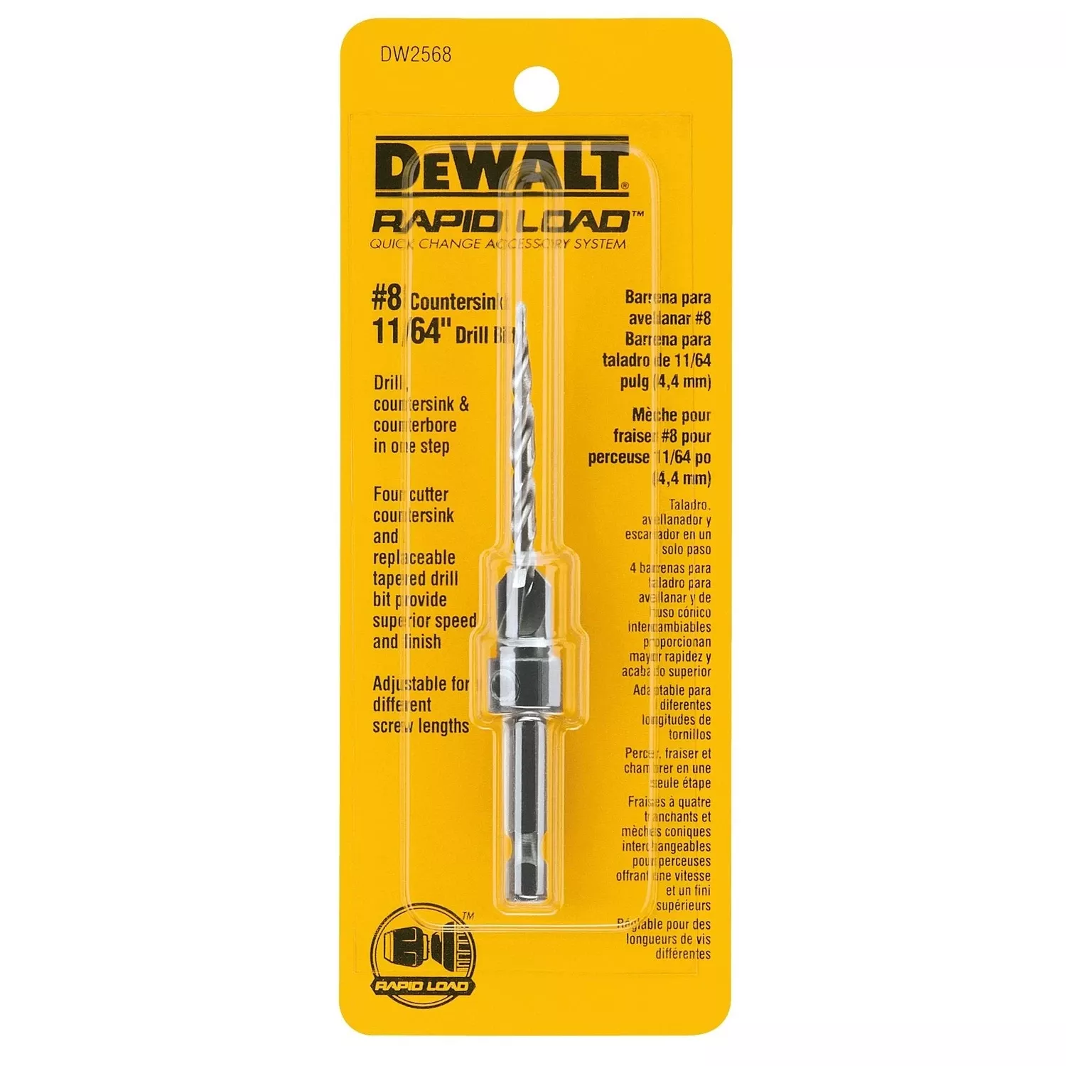 #8 Countersink With 11/64-in. Drill Bit