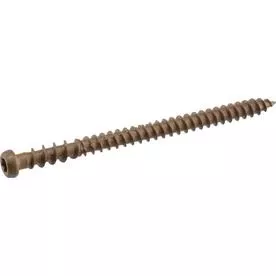 #8 X 1-5/8" Brown Ceramic Deck Screws - 1 Pound