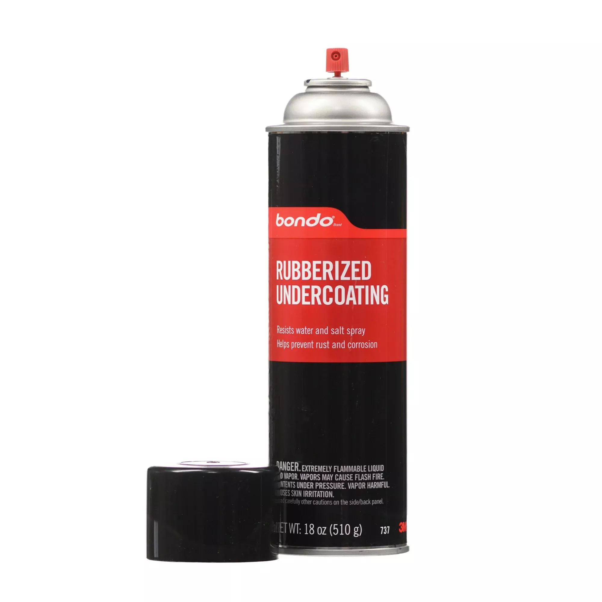 Bondo Rubberized Undercoating, 00737, 18 oz
