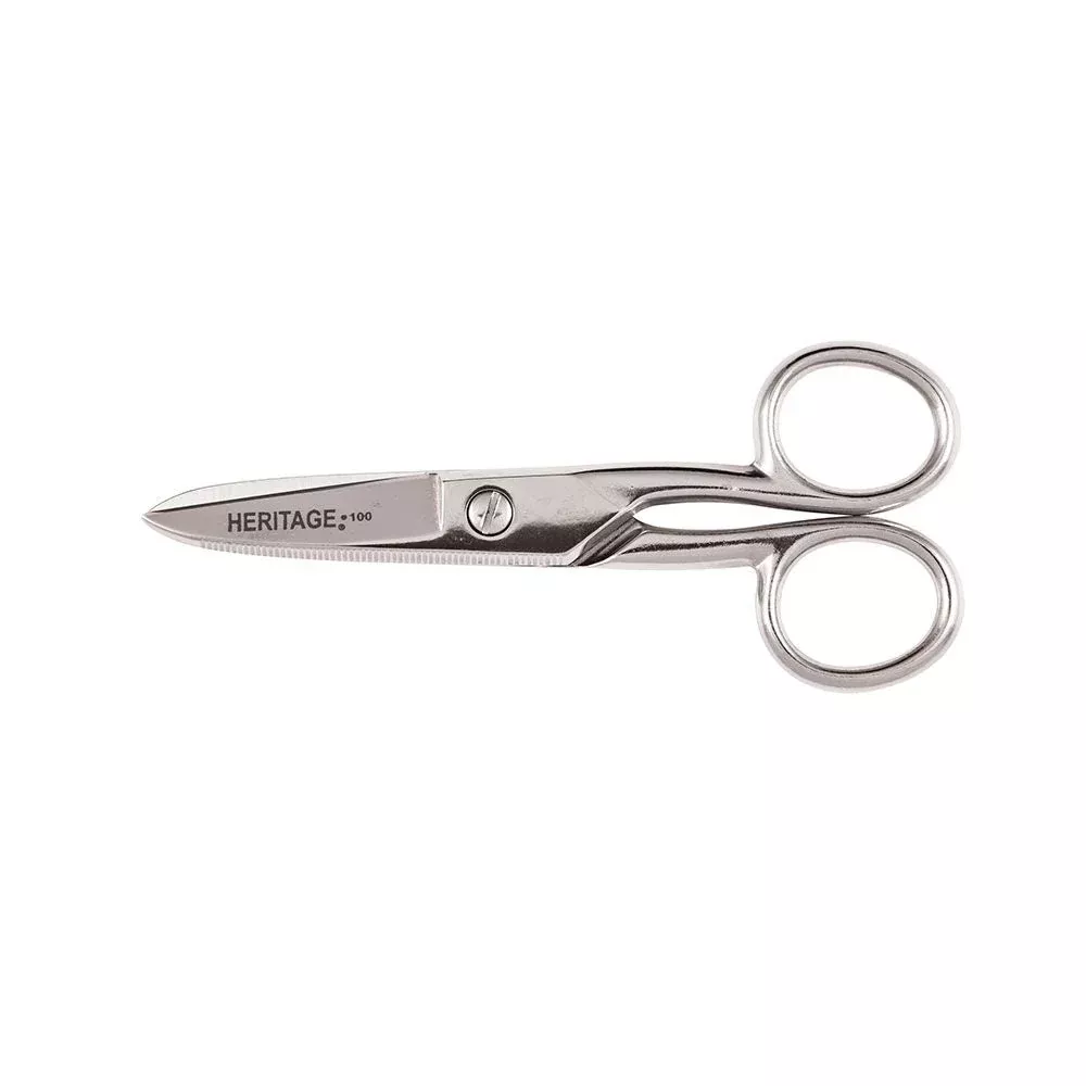 Heritage Cutlery 100S Electrician Scissor / No Notch / Serrated