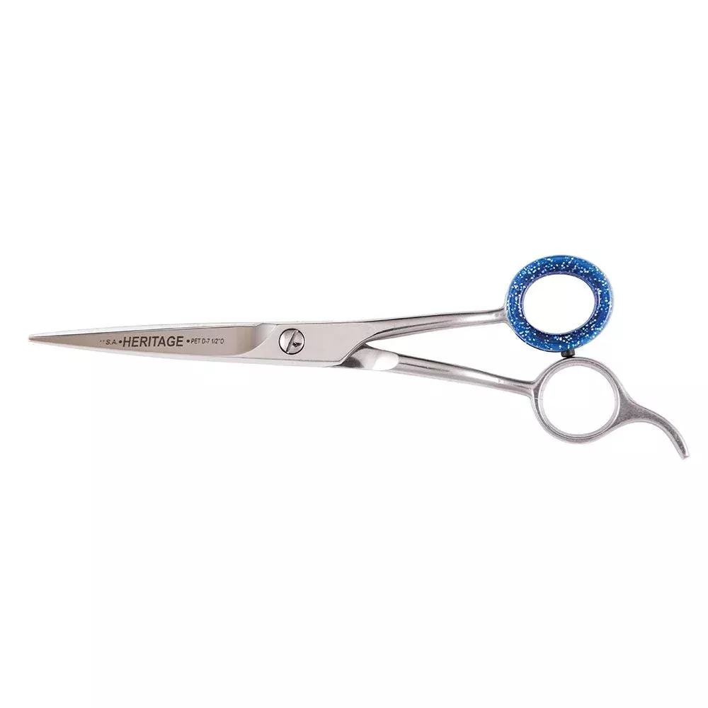 Heritage Cutlery D75-O 7-1/2'' Pet Grooming Scissor / Offset Handle