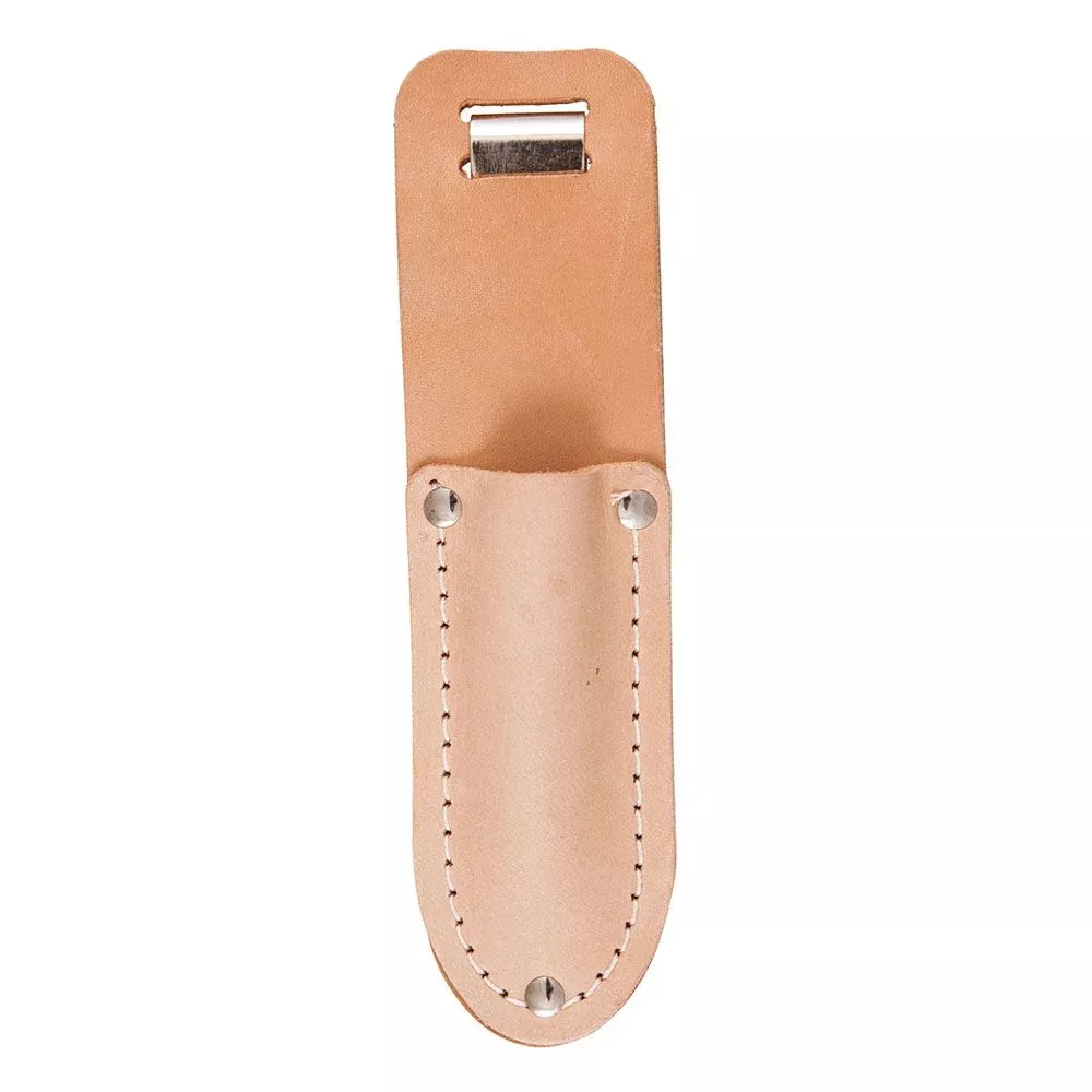Heritage Cutlery H-12C 8-3/4'' Leather Tool Holster / One Pocket Holds 5'' / with belt clip