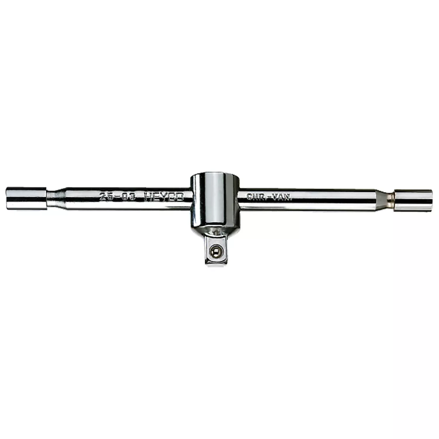 Heyco 00025030083 Sliding T-Handle Ratchet, 1/4", 25-03