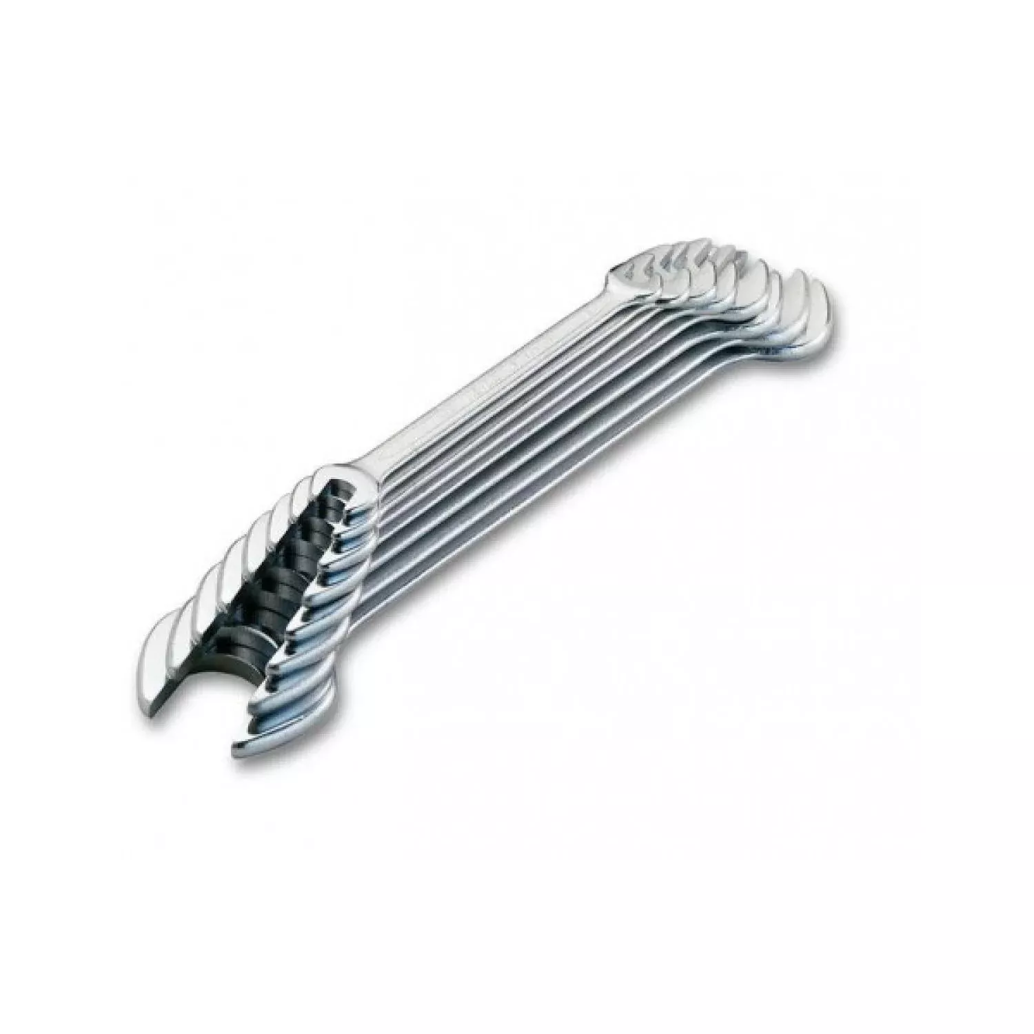 Heyco 00350943582 Double Ended Open Jaw Wrench Set, 5.5 - 22mm, 7 Pieces