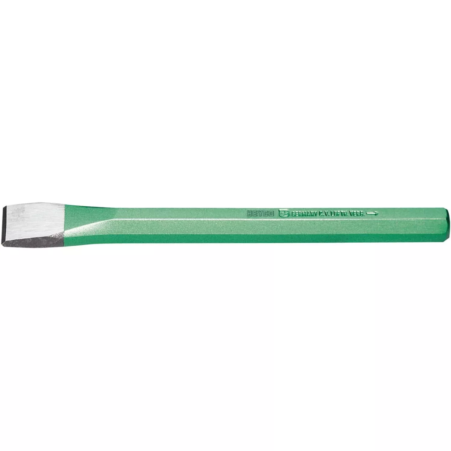 Heyco 01556017521 Stone Chisel with Non-spreading Safety Head, Hex Shaft, 175 mm