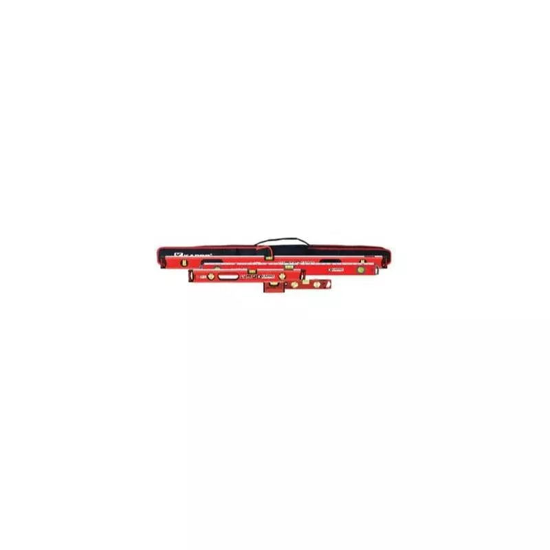 Kapro 985-48-CBS 6pc. Carpenters Set -inclues 246M pocket, 923-10-10 torpedo, 24 Inch & 48 Inch Apollo and 32 Inch Exodus level w/ multi level bag