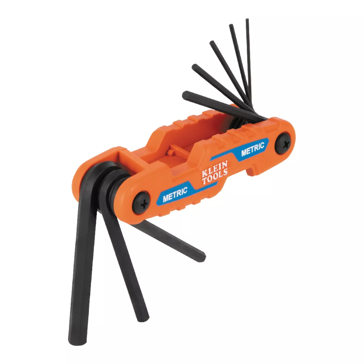 Klein Tools 70540M Compact Folding Hex Key Set, Metric, 8 Pc.