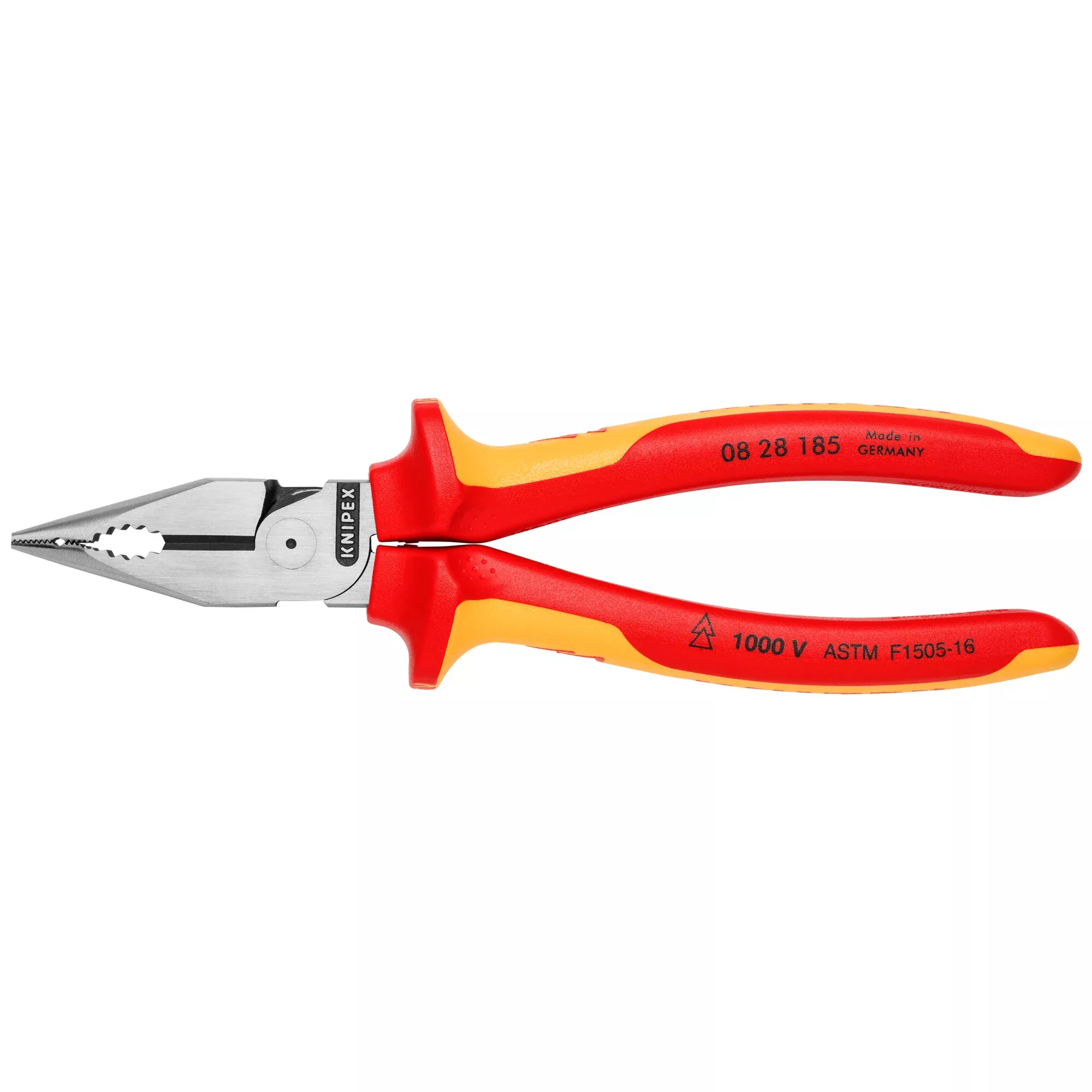 Knipex 08 28 185 SBA 7 1/4" Needle-Nose Combination Pliers-1000V Insulated