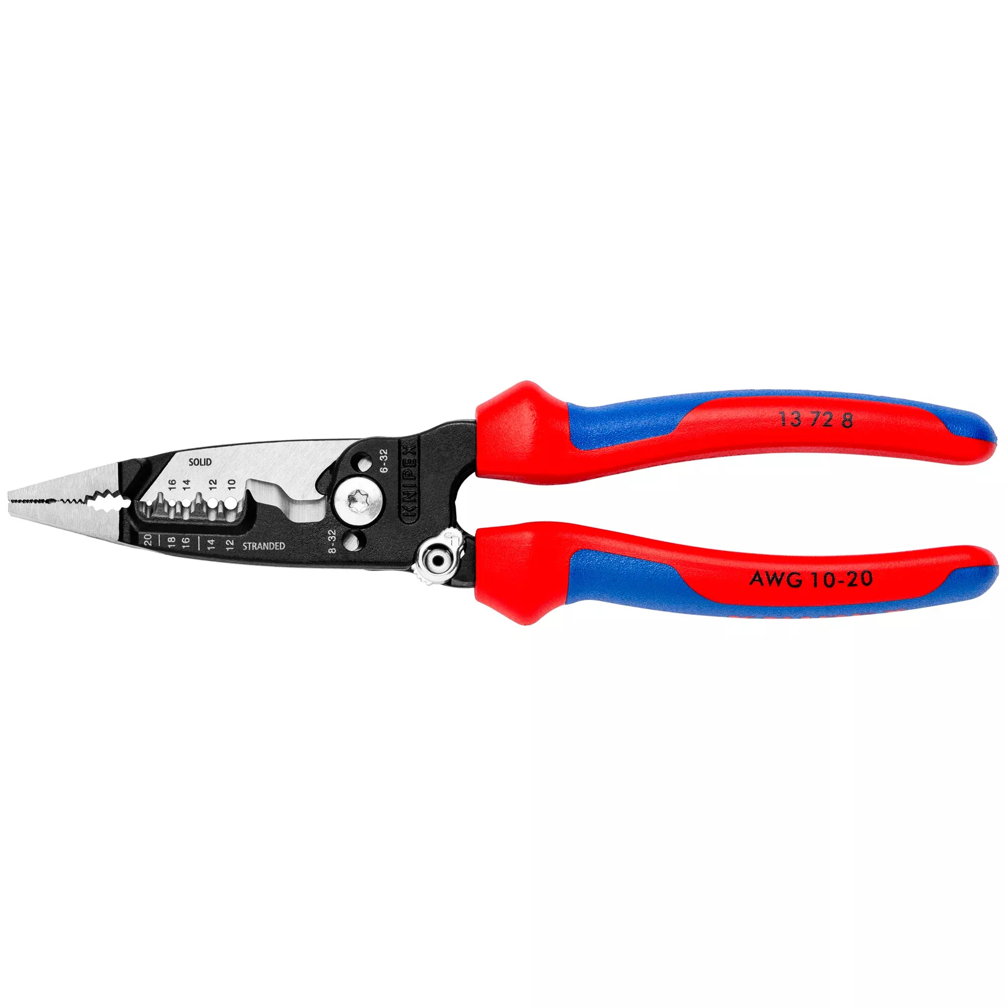 Knipex 13 72 8 SBA 8" Forged Wire Stripper 20-10 AWG