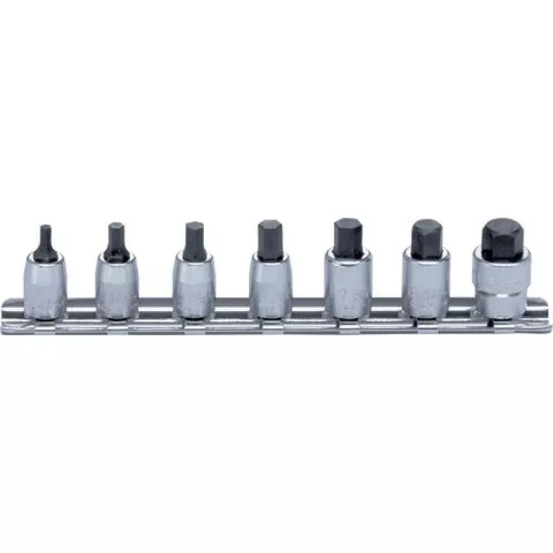 Ko-Ken RS2010M/7-L25 1/4 Sq. Dr. Socket set 3-10mm Hex Length 25mm 7 pieces