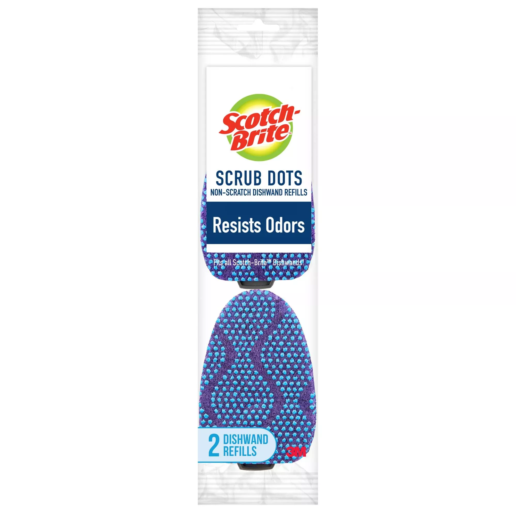Scotch-Brite Advanced Scrub Dots Non-Scratch Dishwand Refills 487A-2-7