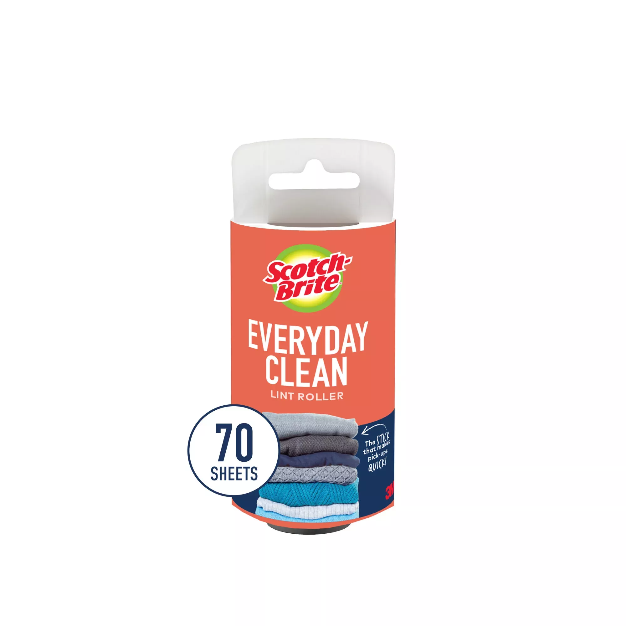 Scotch-Brite Everyday Clean Lint Roller Refill 836RFS-70, 4 in x 35.2 ft