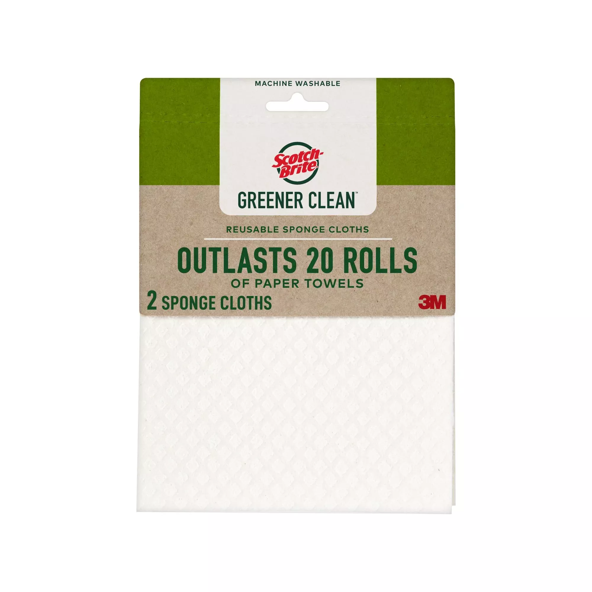 Scotch-Brite Greener Clean Sponge Cloth 9055-ST