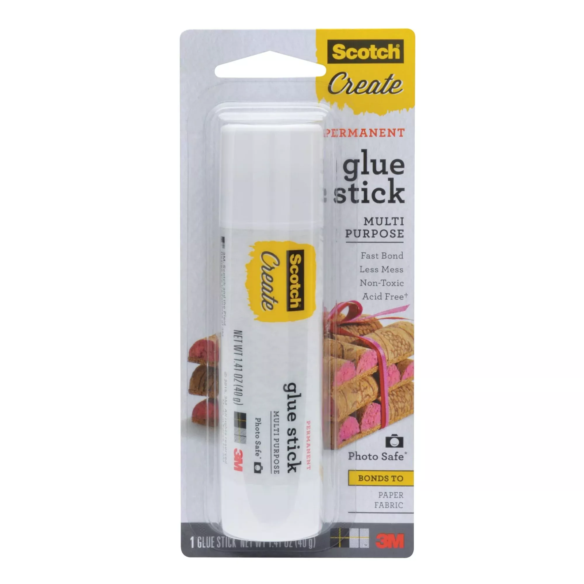Scotch Glue Stick 003-CFT, 1.41 oz.(40 g)