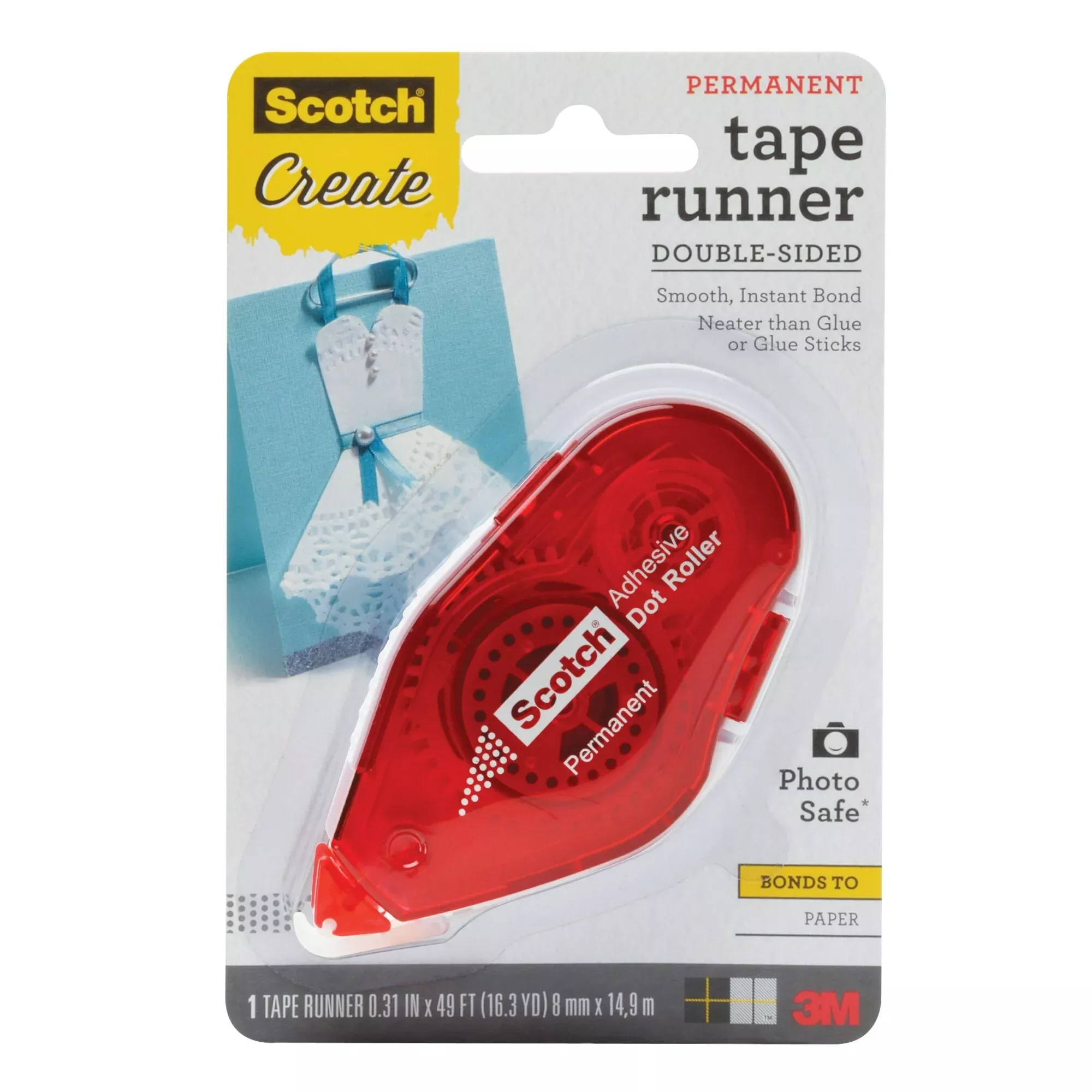Scotch Tape Runner 055-CFT, .31 in x 49 ft